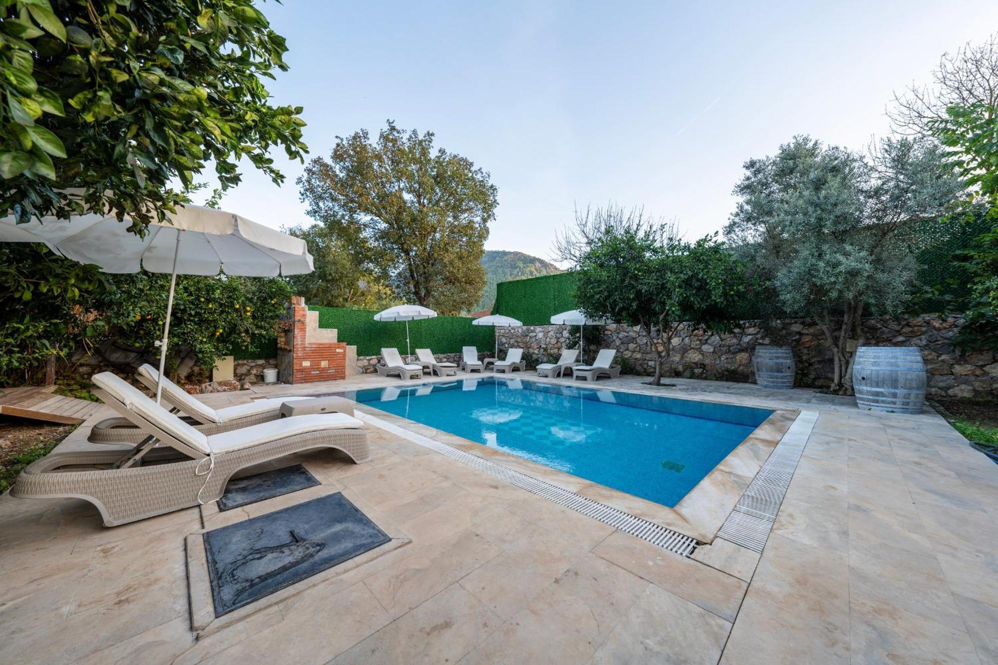Villa 4 Bdr With Swimming Pool In Kayakoy Fethiye