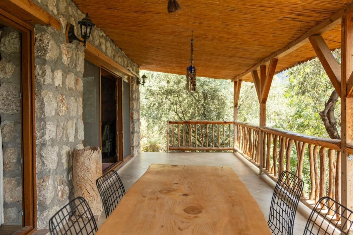 Stone House With Pool Among Olive Trees In Kabak