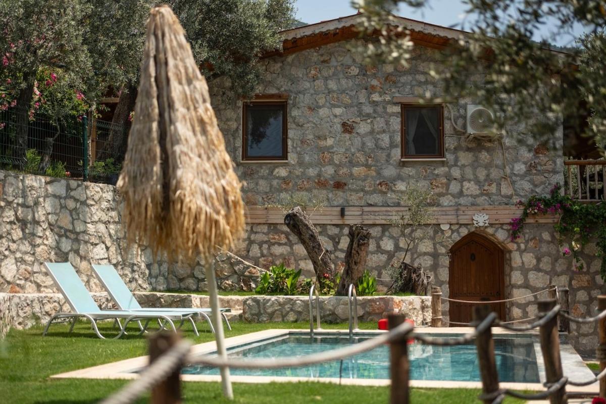 Stone House With Pool Among Olive Trees In Kabak Villa Fethiye