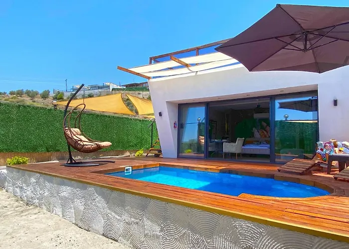 Jakuzili Havuzlu Tropical Balayi Temali Lux Villa