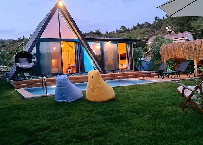 Villa Zeytin Havuzlu Jakuzili