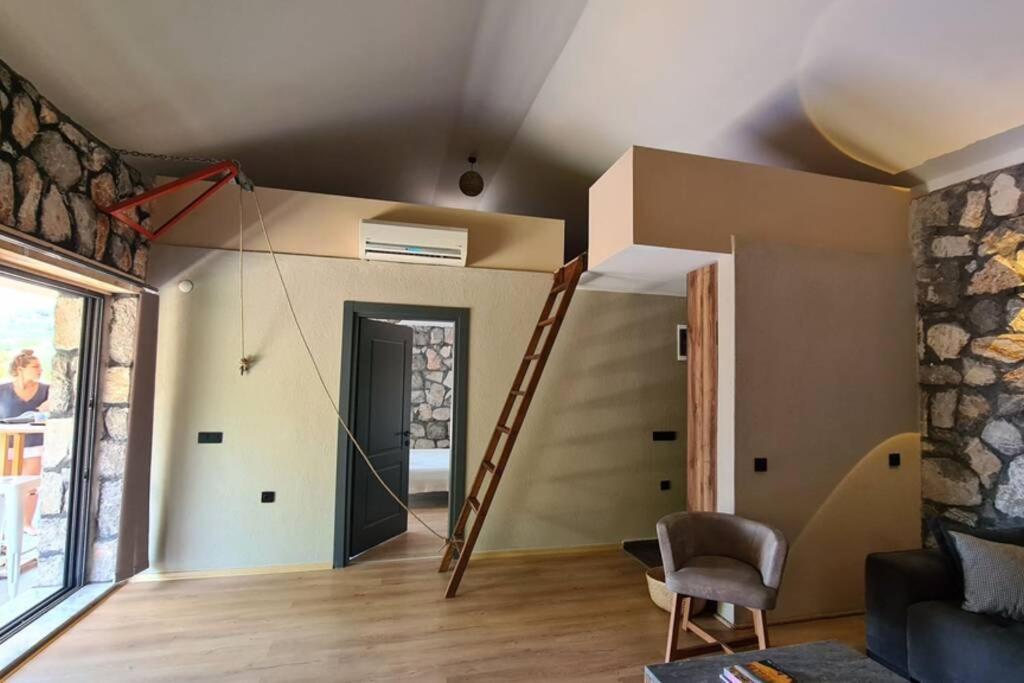 Villa Mitos , Uzum Baglari Ve Zeytinlikler Icinde Mini Bir Cennet Ve Tas Ev - дом мифы