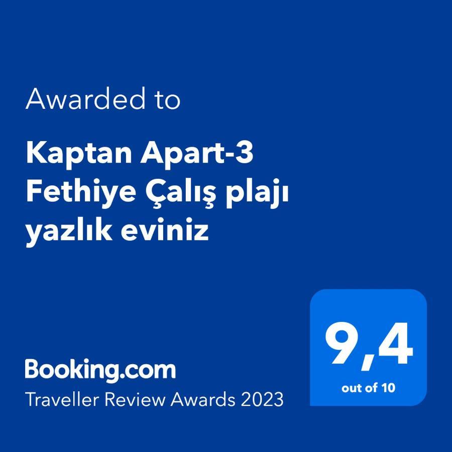 Kaptan Apart-3 Calis Plaji Yazlik Eviniz *