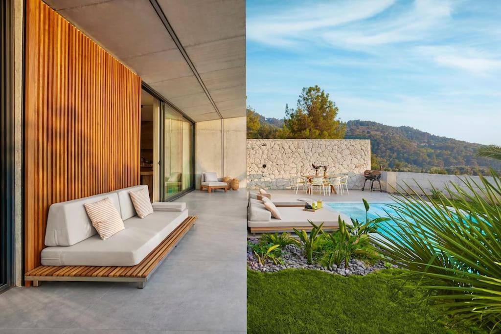 The Grey Houses - Dark Grey Villa Fethiye