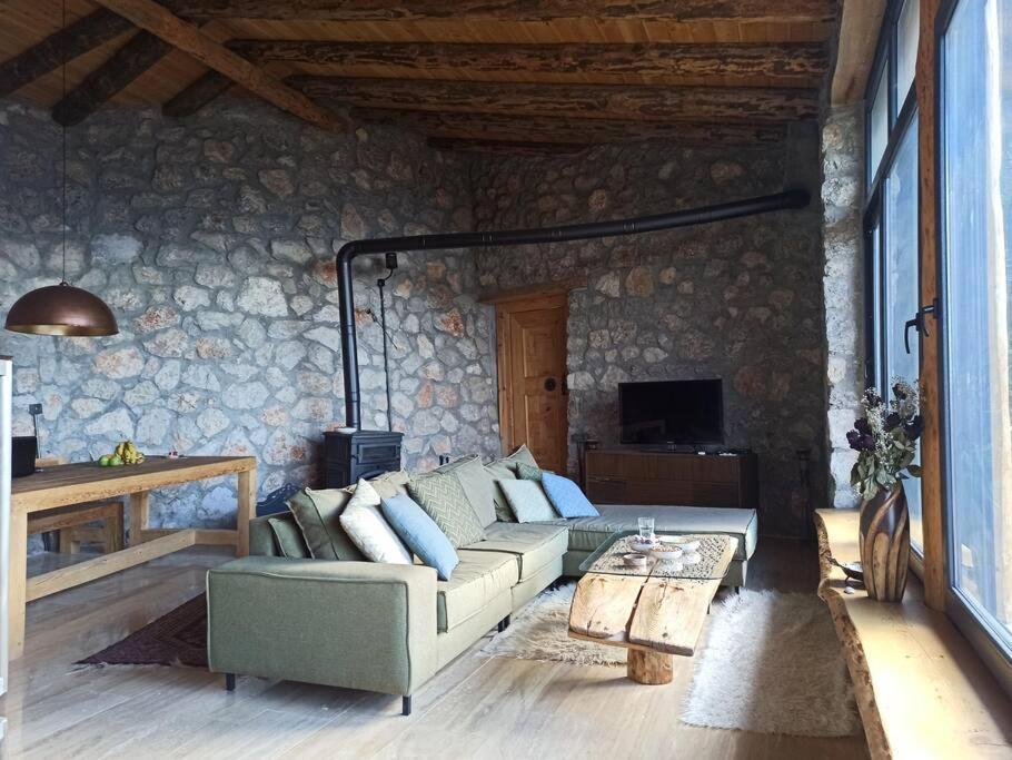 19th Century Neo-modern Kabak Valley Stone House Fethiye