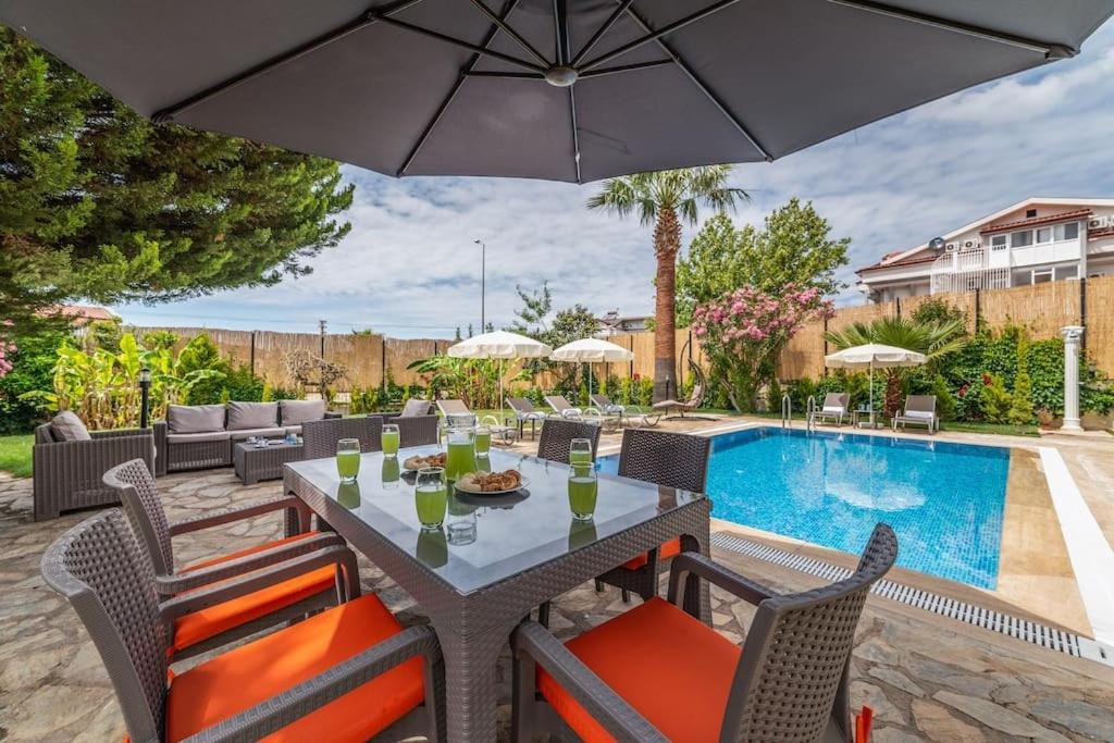 Palmiye Jakuzili Bahceli Havuzlu - Ocekhomes Villa