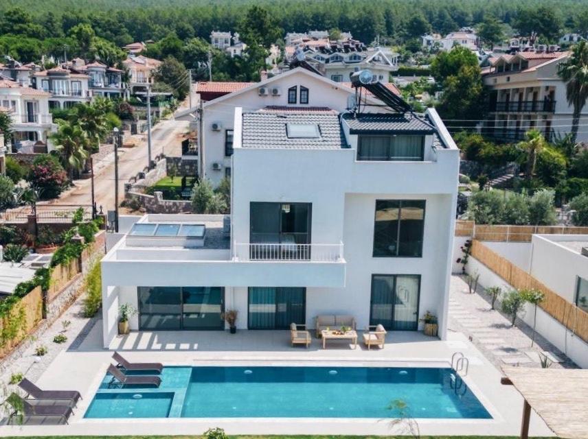 Villa Ion Indoor Heated Pool, Sauna, Jacuzzi, Underfloor Heating System Fethiye