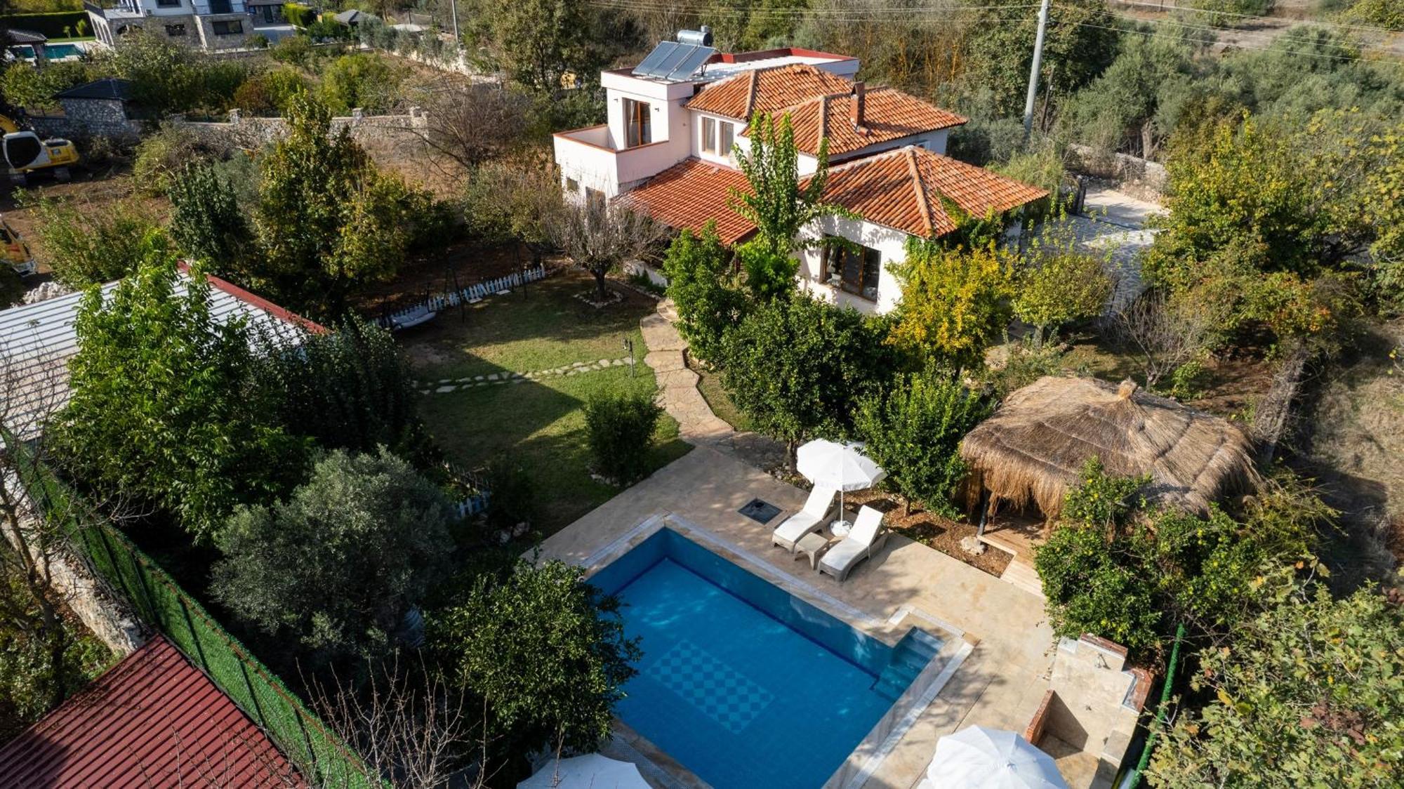 Villa 4 Bdr With Swimming Pool In Kayakoy Fethiye