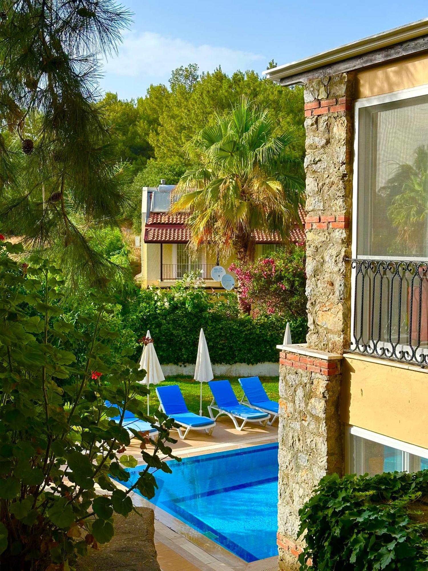 With A Private Pool And Mountain View In A Quiet Area Next To Fores Villa Fethiye