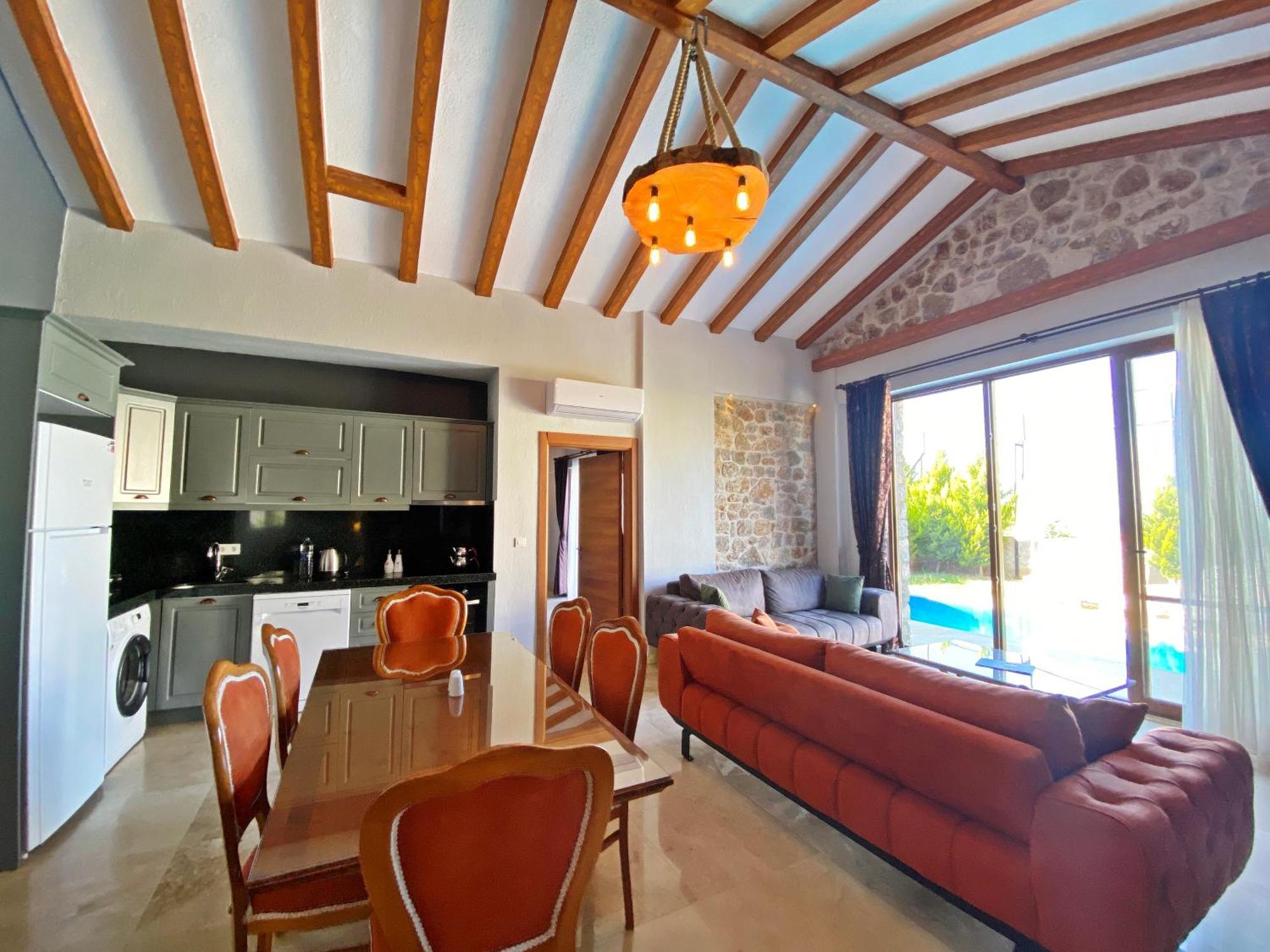 Tlos Yali 3+1 Villa, Oezel Havuzlu, Villa *