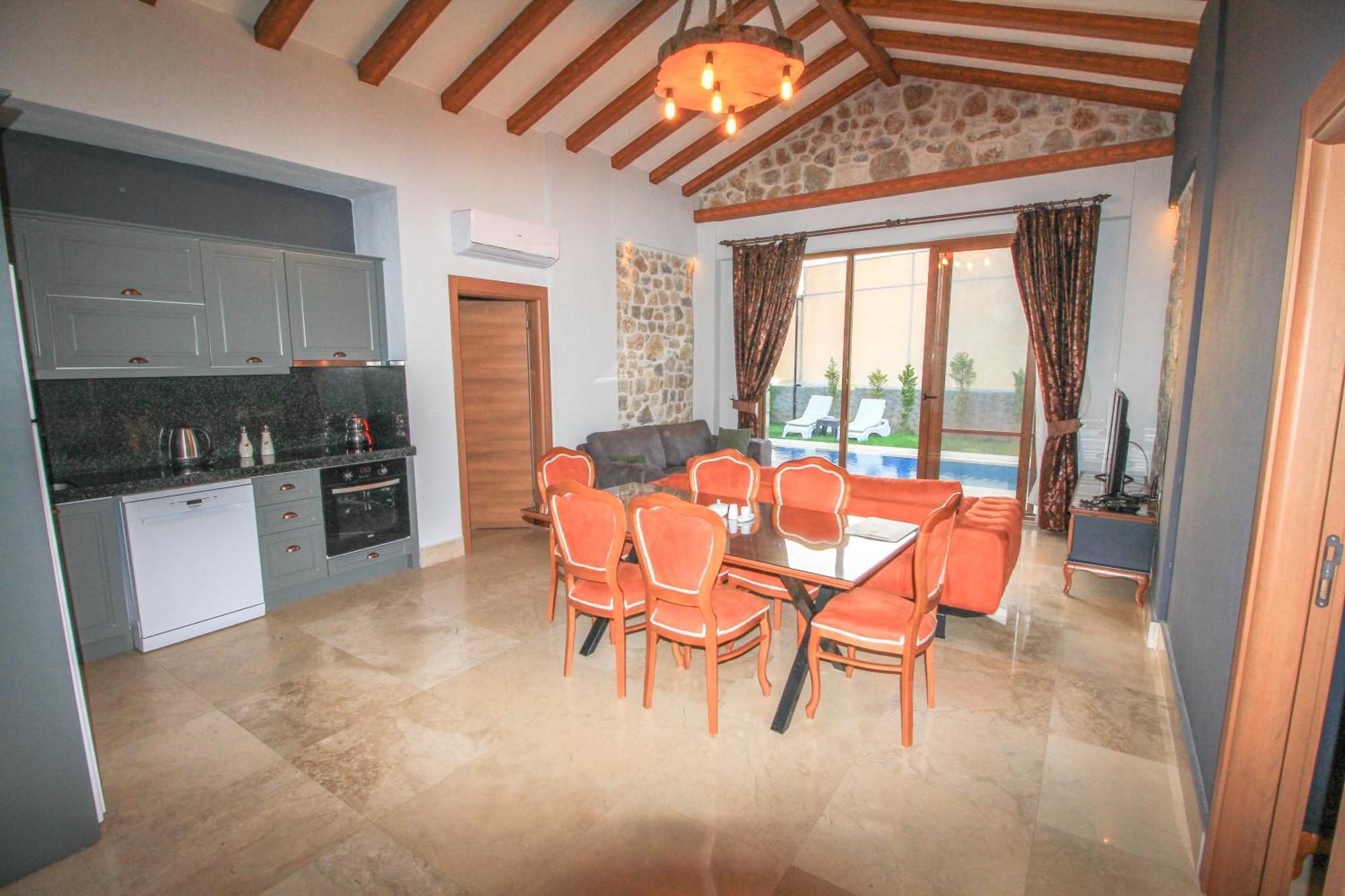 Villa Tlos Yali 3+1 Villa, Oezel Havuzlu, Fethiye
