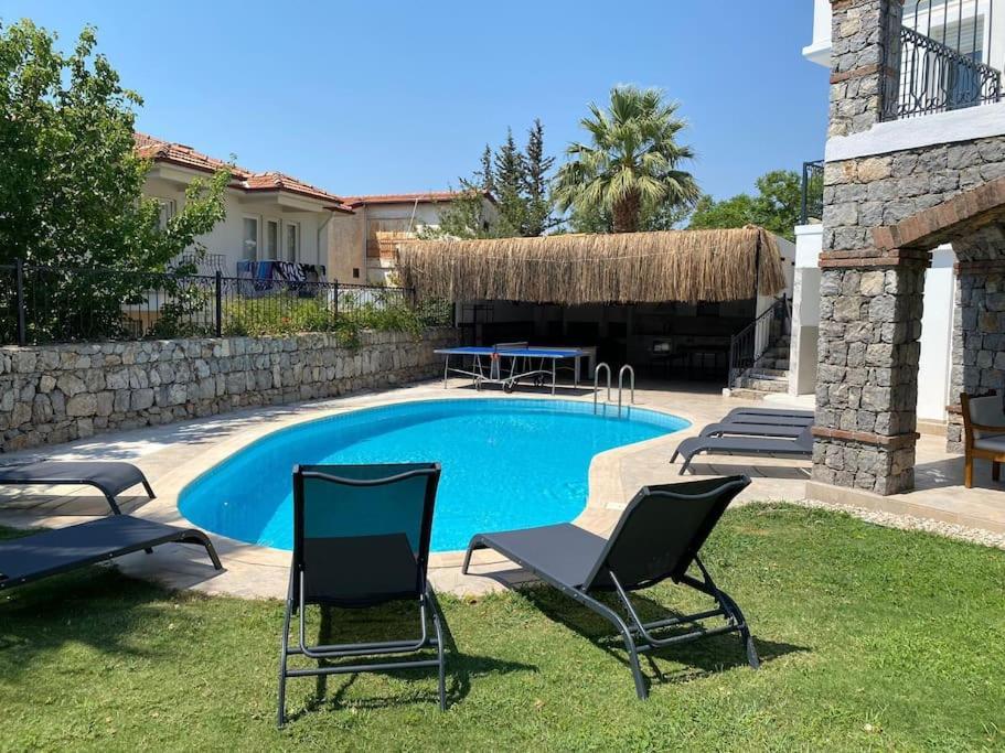 Large With Private Heated Outdoor Pool Villa Fethiye