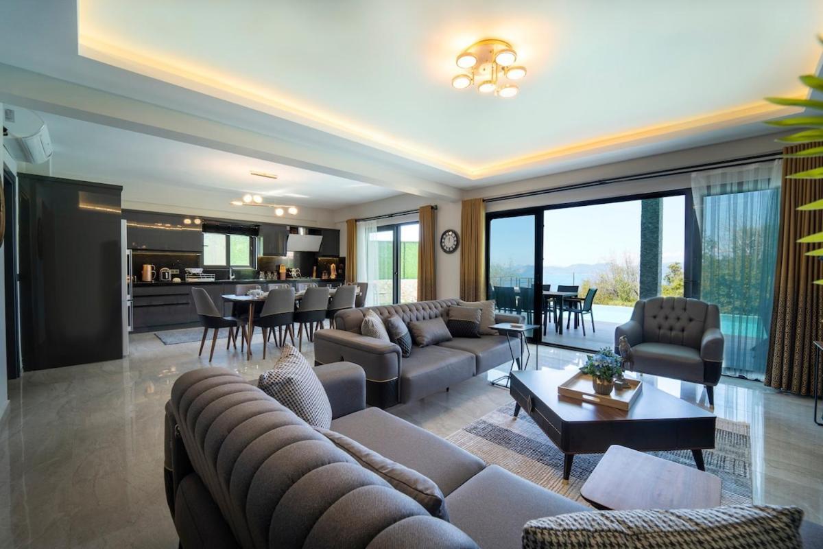 Villa With Sea View And Heated Pool Mariposa Fethiye