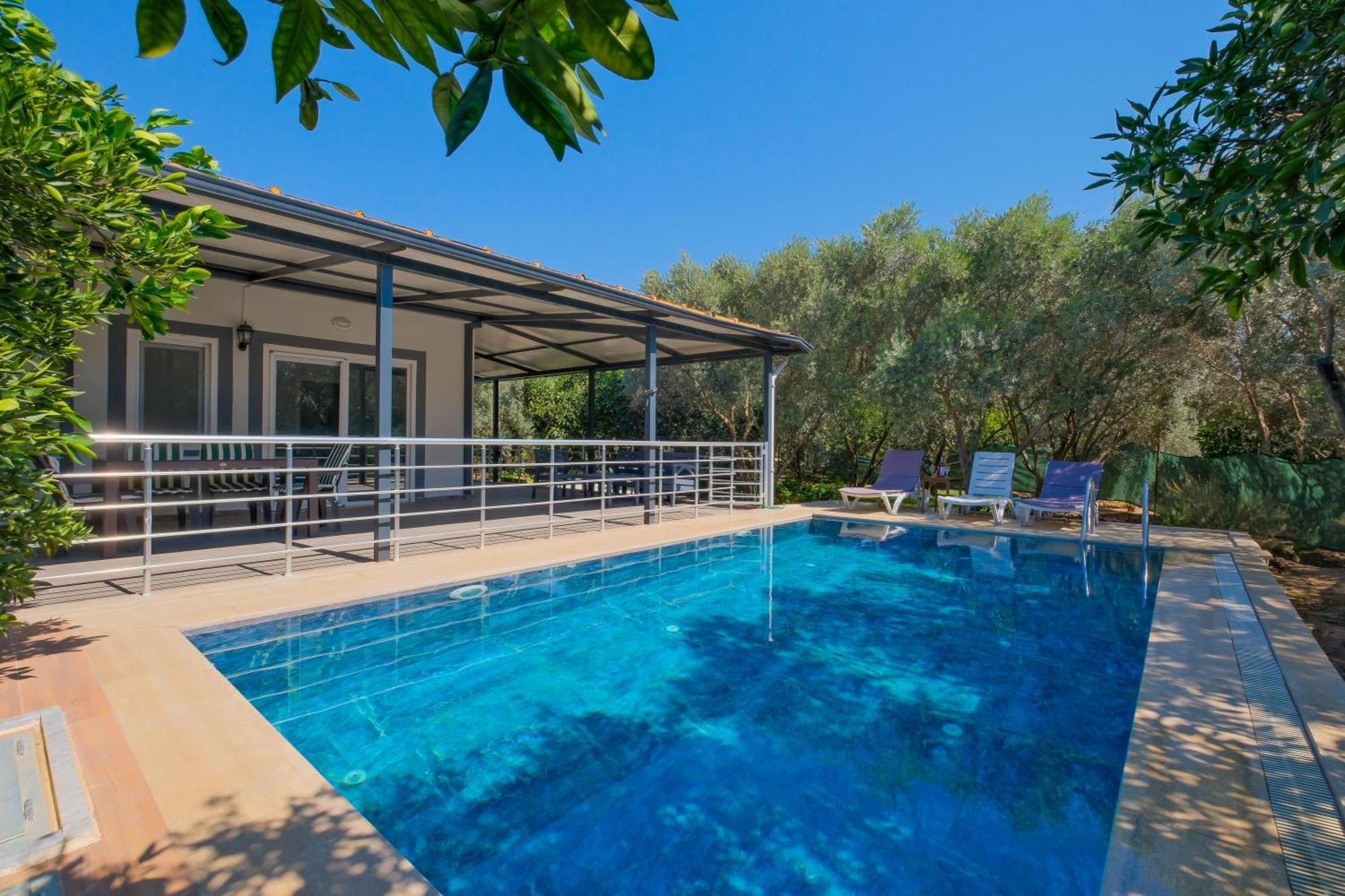 Avci Villa-fethiye 3+1 In Garden With Private Pool, 10 Minutes To The Beach *