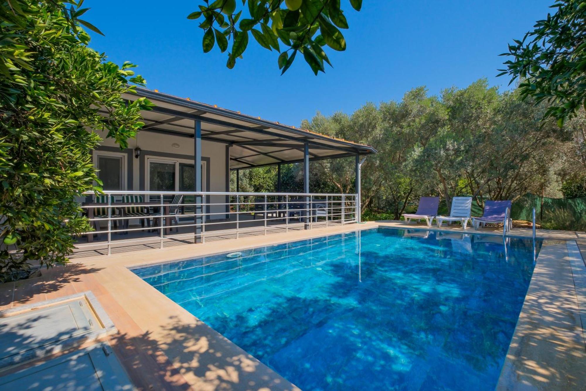 Avci Villa-fethiye 3+1 In Garden With Private Pool, 10 Minutes To The Beach Villa