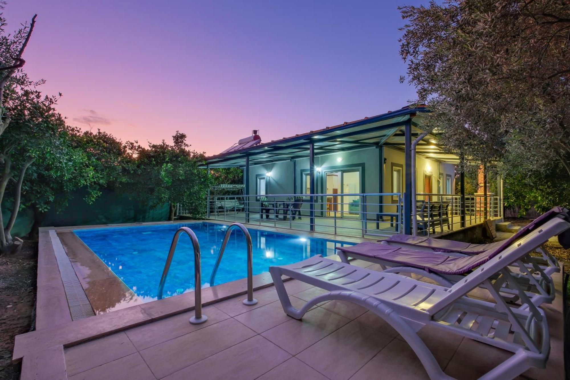 Villa Avci Villa-fethiye 3+1 In Garden With Private Pool, 10 Minutes To The Beach Fethiye