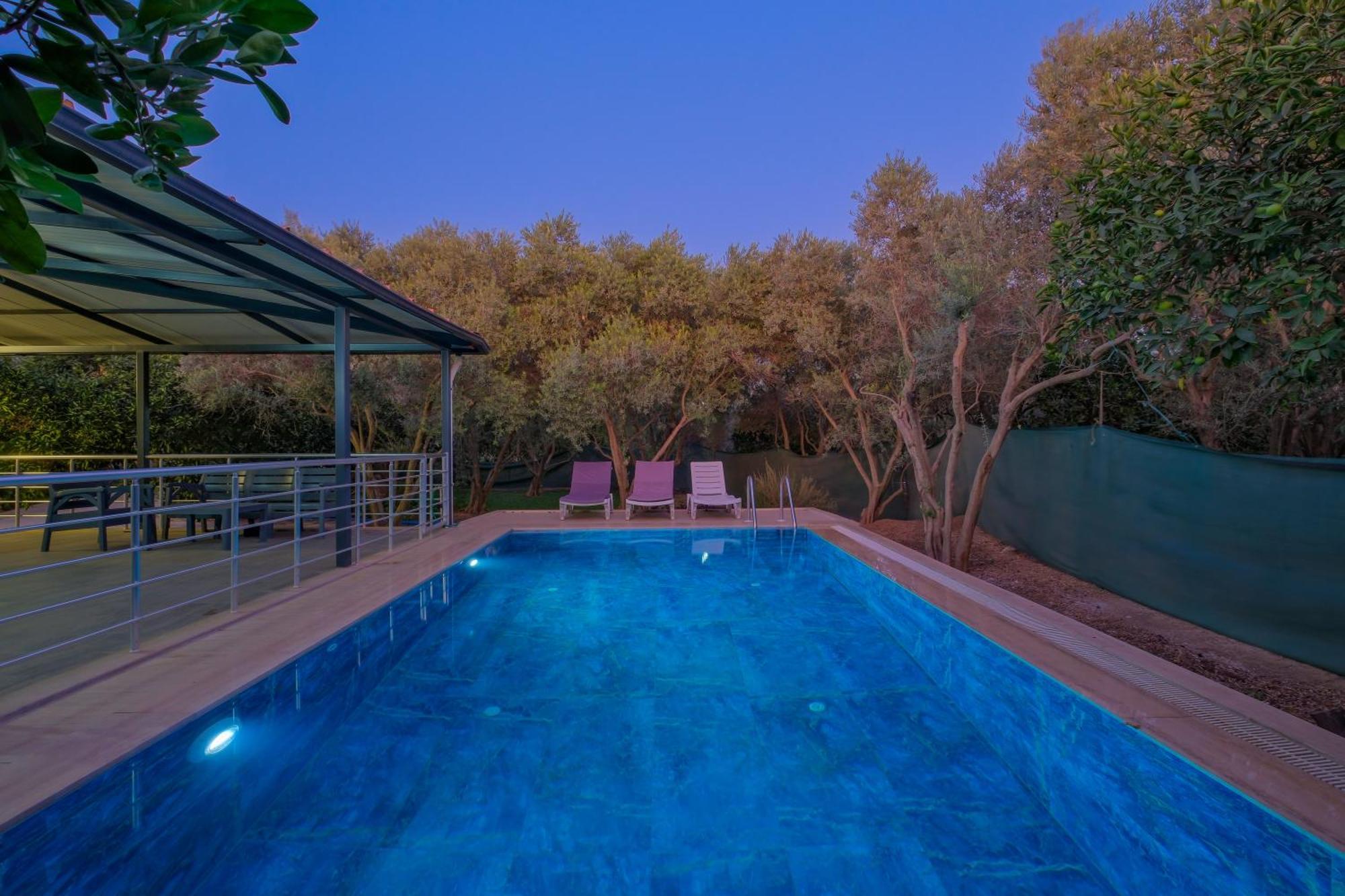 Avci Villa-fethiye 3+1 In Garden With Private Pool, 10 Minutes To The Beach Fethiye