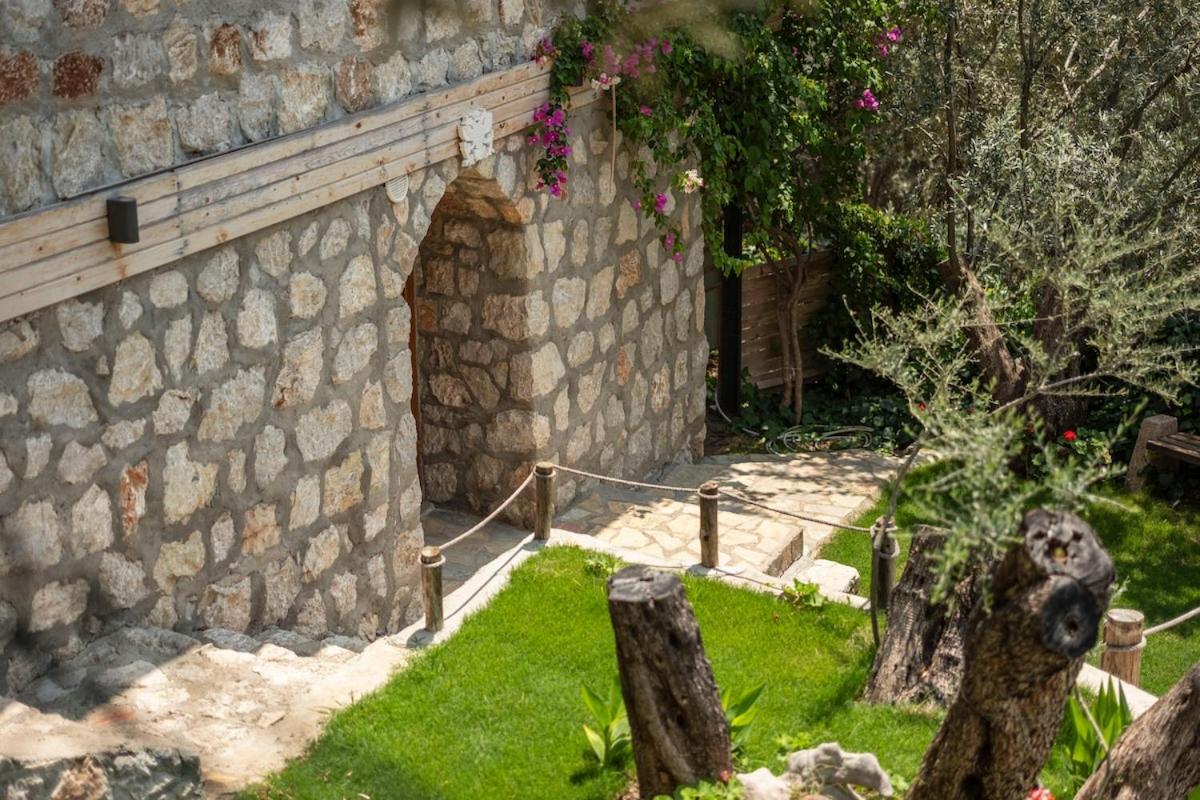 Stone House With Pool Among Olive Trees In Kabak