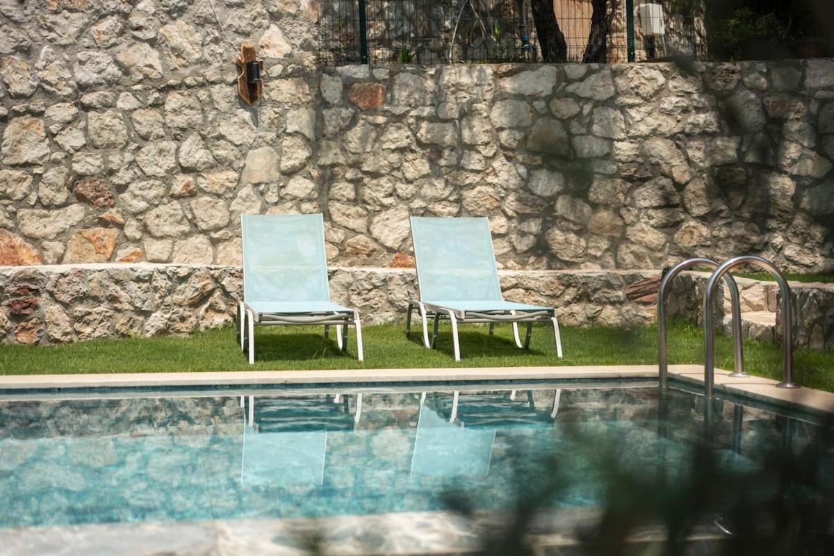 Villa Stone House With Pool Among Olive Trees In Kabak *