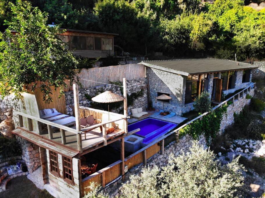 19th Century Neo-modern Kabak Valley Stone House Fethiye