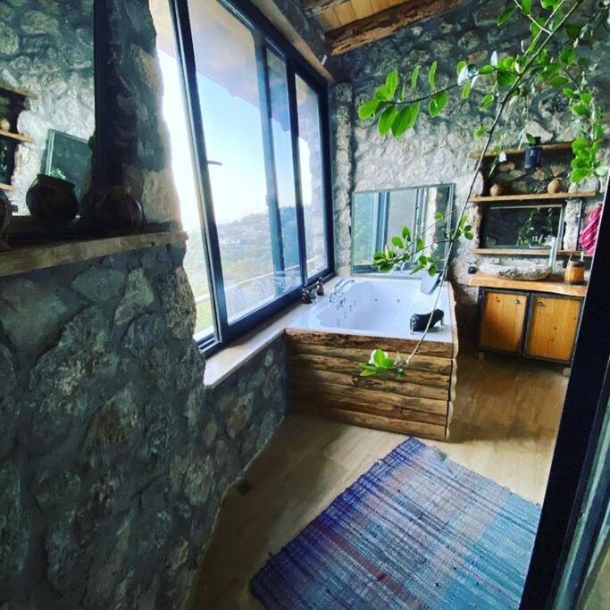 19th Century Neo-modern Kabak Valley Stone House Villa